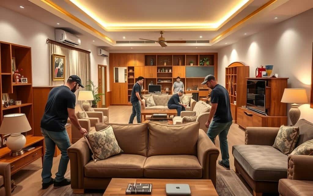 نقل العفش الروضه الكويت