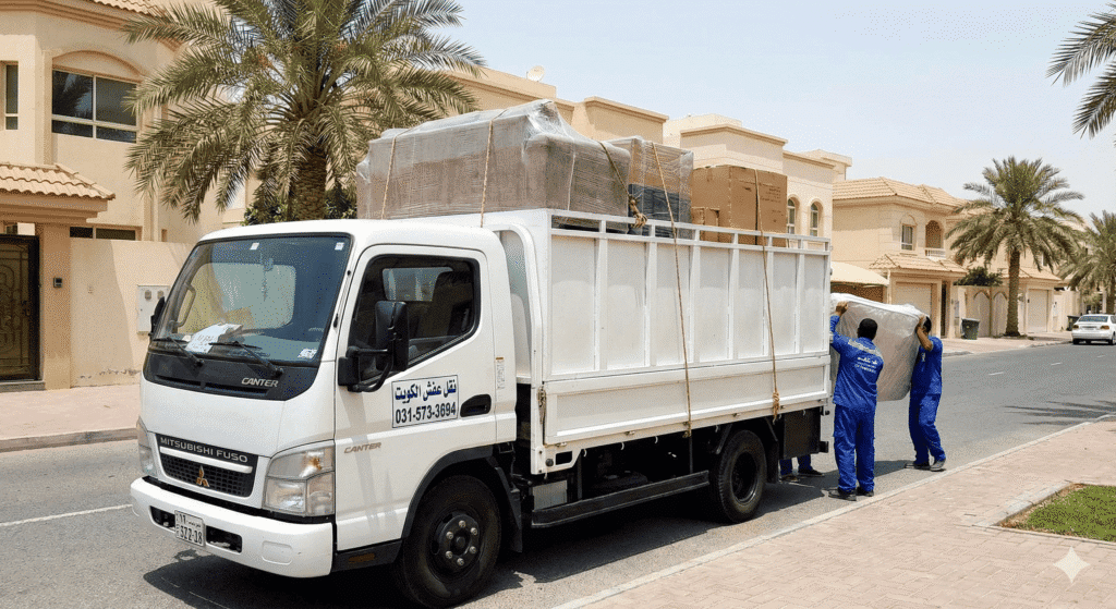 هاف لوري نقل عفش الكويت رخيص – شركة ريحانة