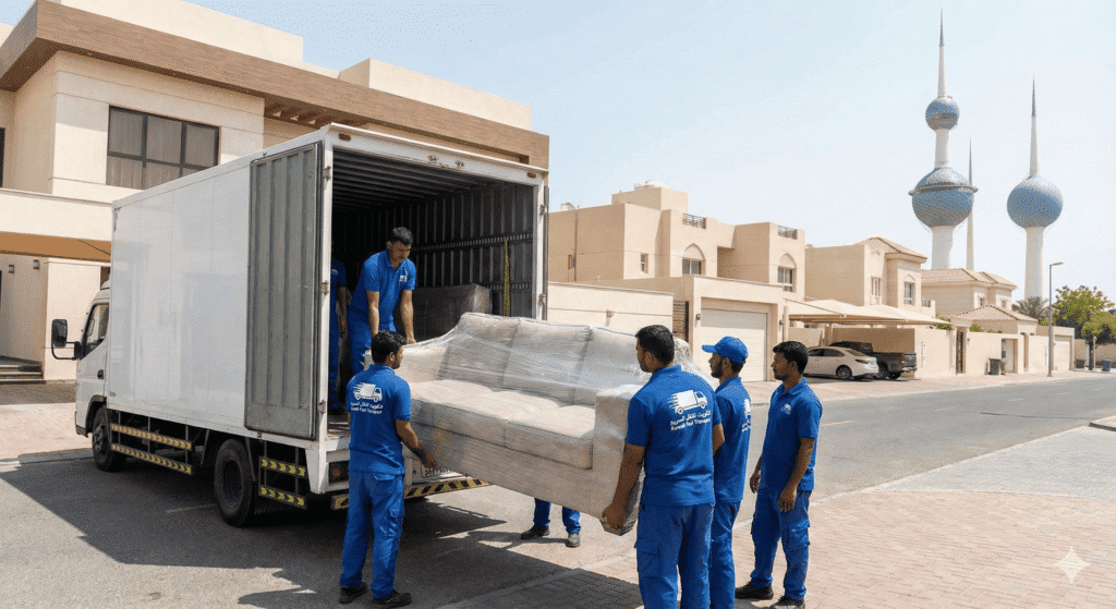 تجربة نقل عفش استثنائية في الكويت