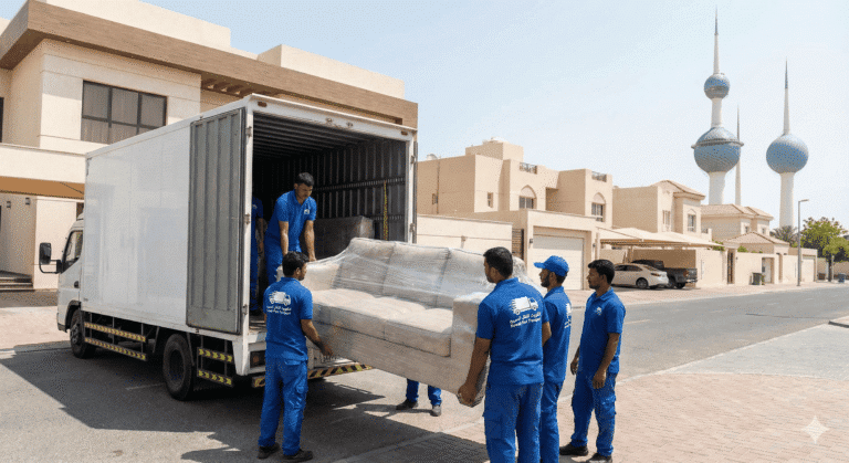 تجربة نقل عفش استثنائية في الكويت