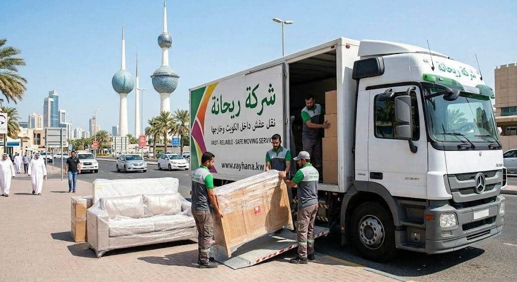 نقل عفش الكويت ريحانة | فك وتركيب وتغليف 24 ساعة (خصم 20%)