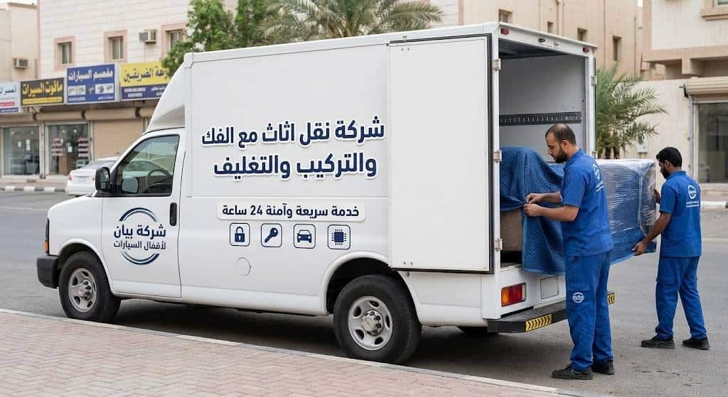 شركة نقل اثاث مع الفك والتركيب والتغليف