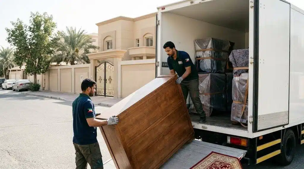 تركيب غرفة نوم بعد نقل عفش الكويت في البيت الجديد
